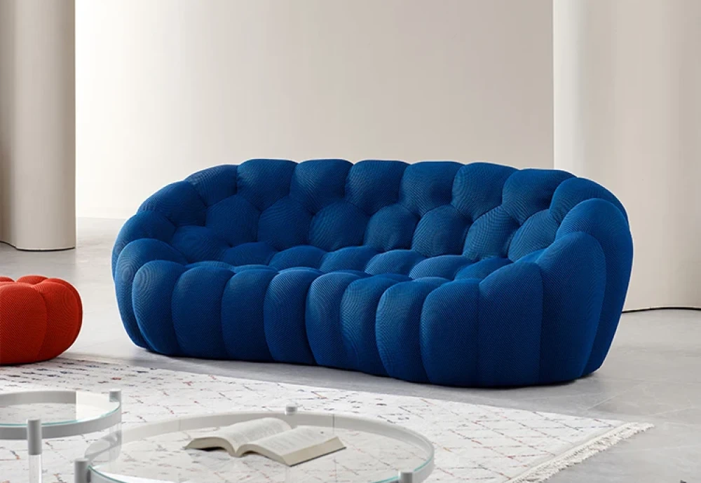 Experience the Enchanting Comfort of Bubble Blue Couch